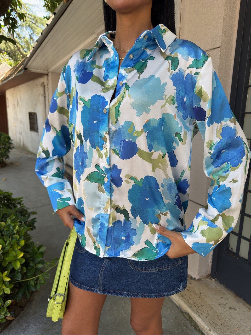 Satin shirt