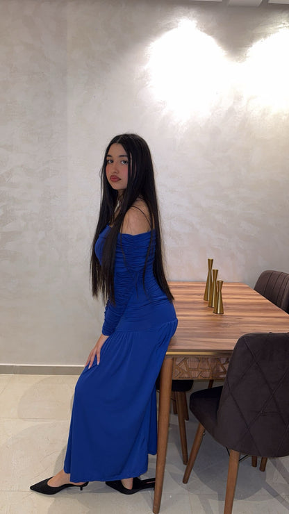 Off shoulder maxi dress