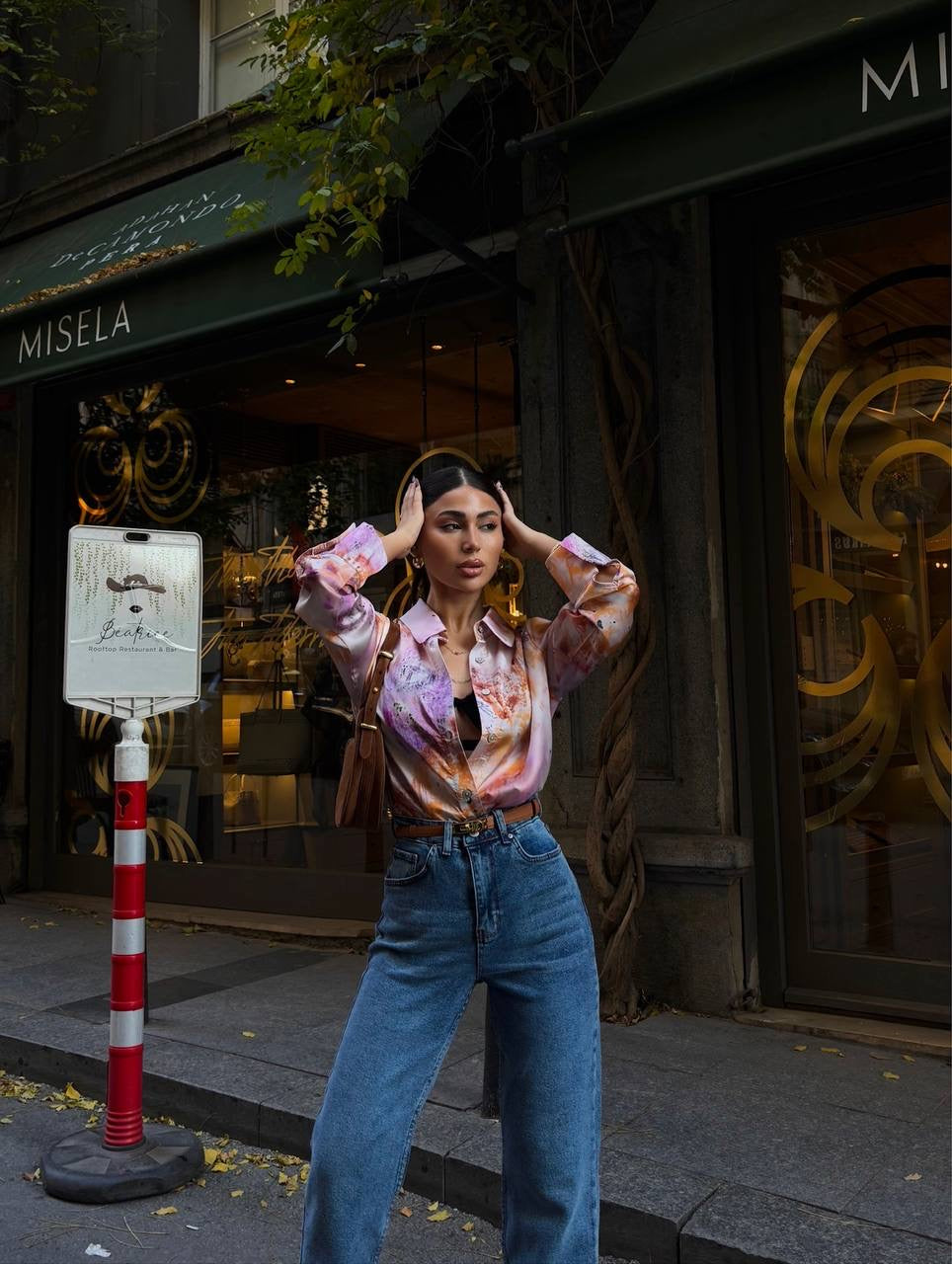 Satin shirt