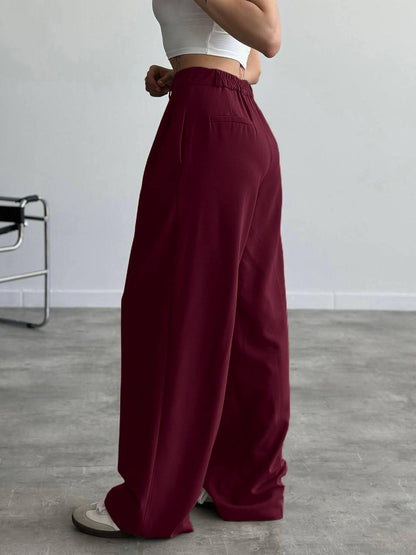Wide leg trousers