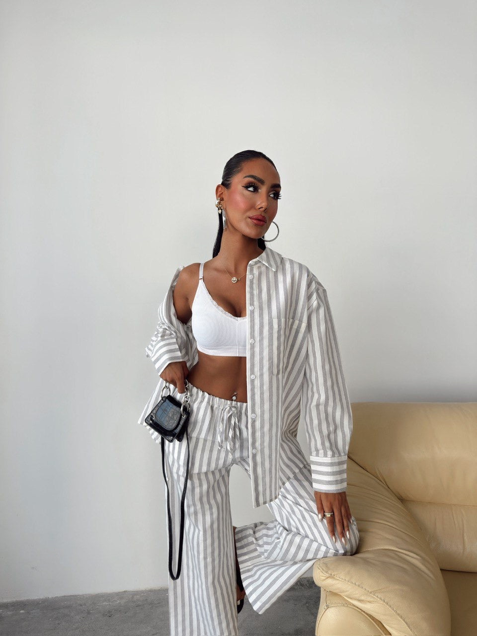 Linen stripped set