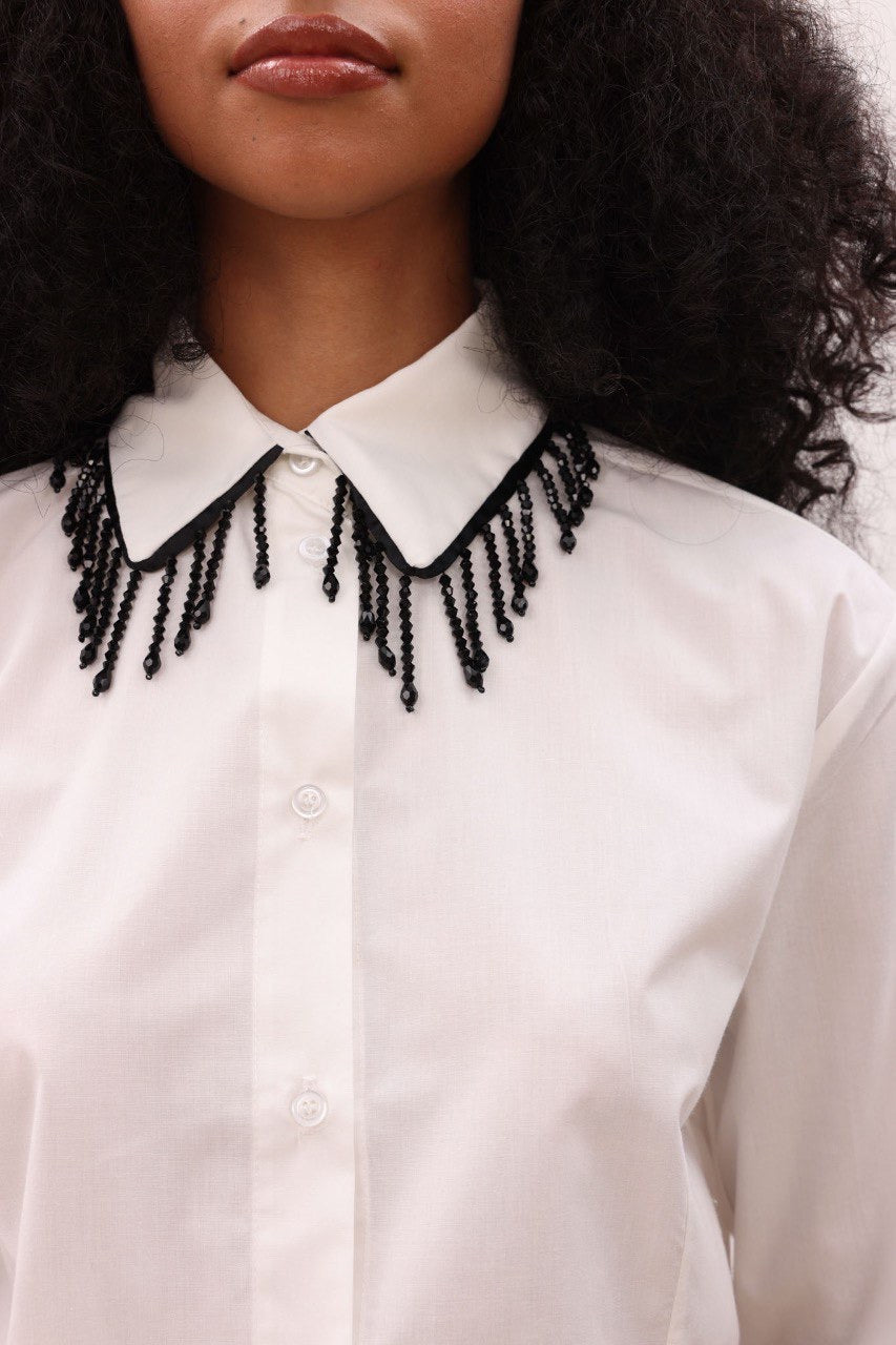 Crop detailed shirt