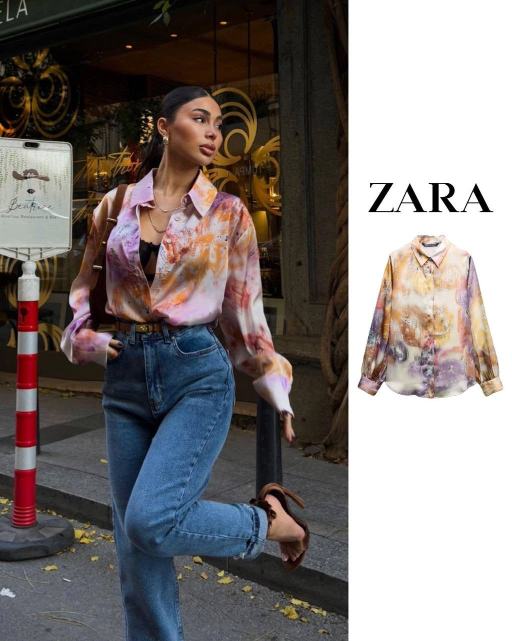 Satin shirt