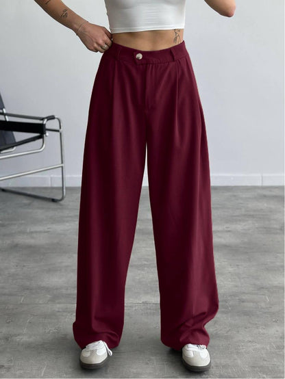 Wide leg trousers
